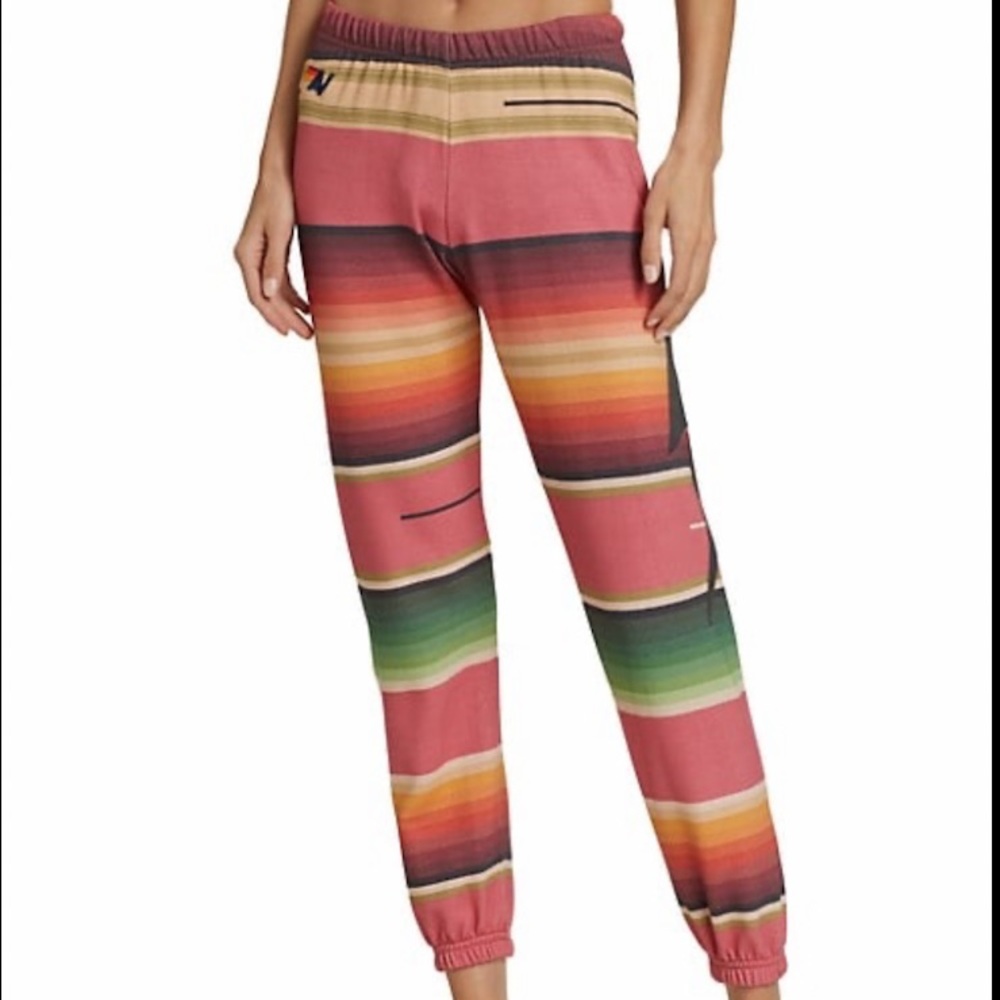 Aviator Nation Serape Bolt Stitch Sweatpants
